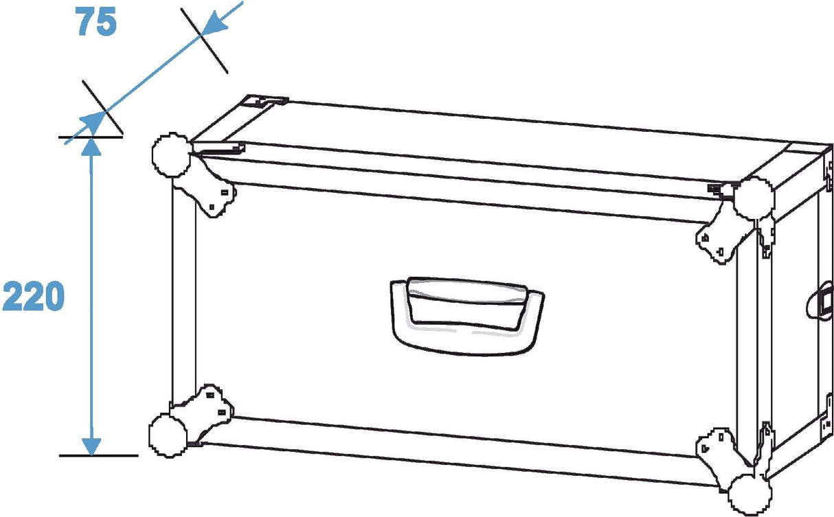 Effect rack (W:52,5 x 40 x 23,5cm)