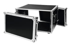 ROADINGER Effect Rack CO DD, 6U, 38cm tief, schwarz