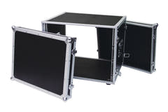 ROADINGER Effect Rack CO DD, 8U, 38cm tief, schwarz