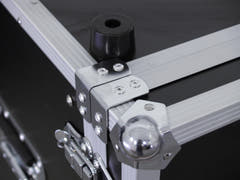 ROADINGER Effect Rack CO DD, 10U, 38cm tief, schwarz
