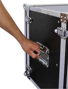 ROADINGER Effect Rack CO DD, 10U, 38cm tief, schwarz