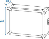 Rack Profi 8HE 45cm mit Rollen