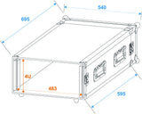 Verstärkerrack PR-2ST, 4HE, 57 cm tief