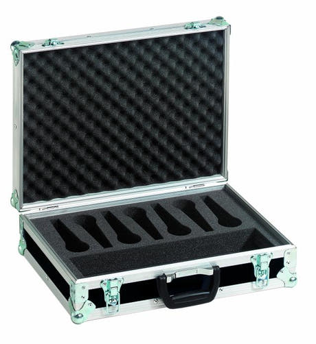 Mikrofone Flightcase Road 7 (Schwarz)