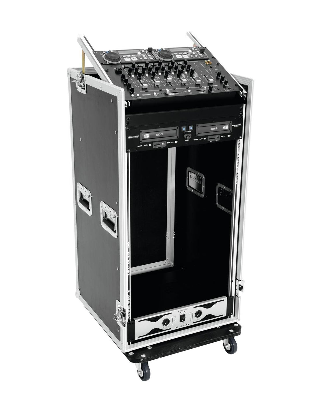 Roadinger Combo Case Pro 20U m. Rollen