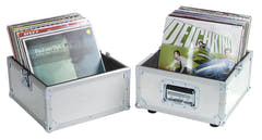 ROADINGER Record Case PRO ALU 50/50, schlicht, 100LPs