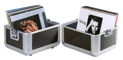 ROADINGER Record Case ALU 50/50, abgerundet, bk