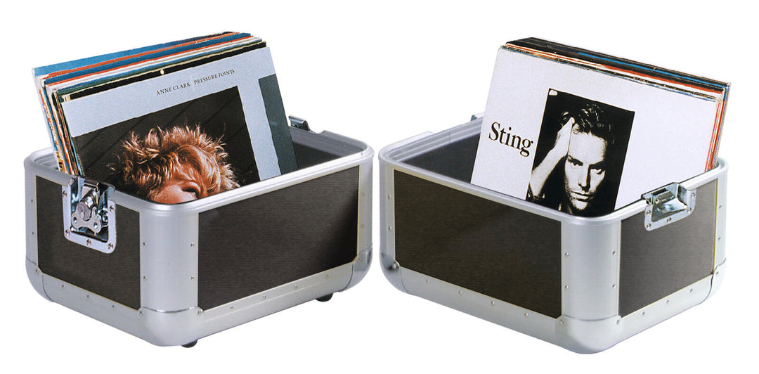 ROADINGER Record Case ALU 50/50, abgerundet, bk