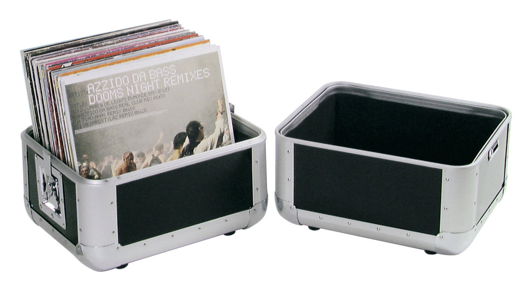 ROADINGER Record Case ALU 50/50, abgerundet, bk
