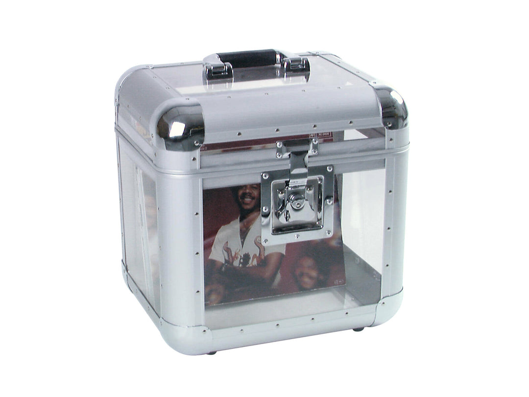 ROADINGER Record Case ALU 75/25, abgerundet, Acryl