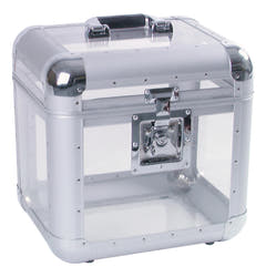 ROADINGER Record Case ALU 75/25, abgerundet, Acryl