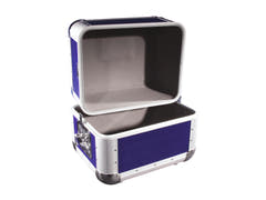 ROADINGER Record Case ALU 50/50, abgerundet, dark blau