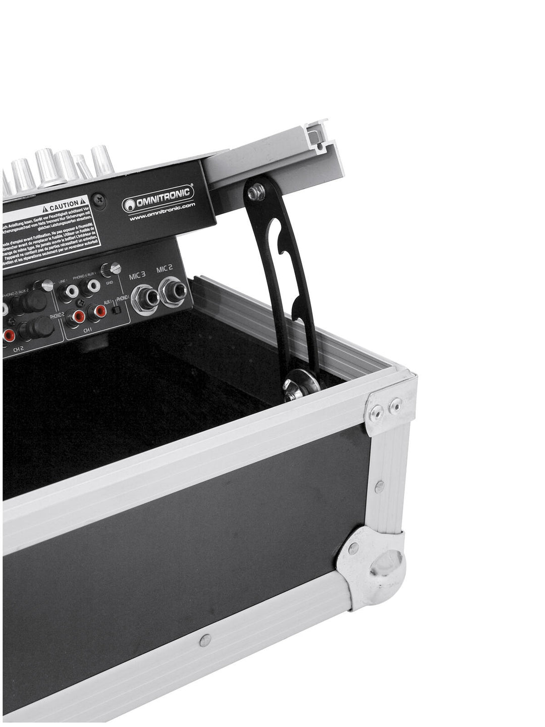 ROADINGER Mixer-Case Pro MCV-19, variabel, schwarz, 8U