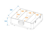 ROADINGER CD Case ALU polished for 100 CDs