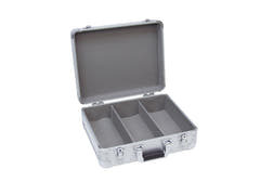 ROADINGER CD-Koffer ALU digital booking rounded sil