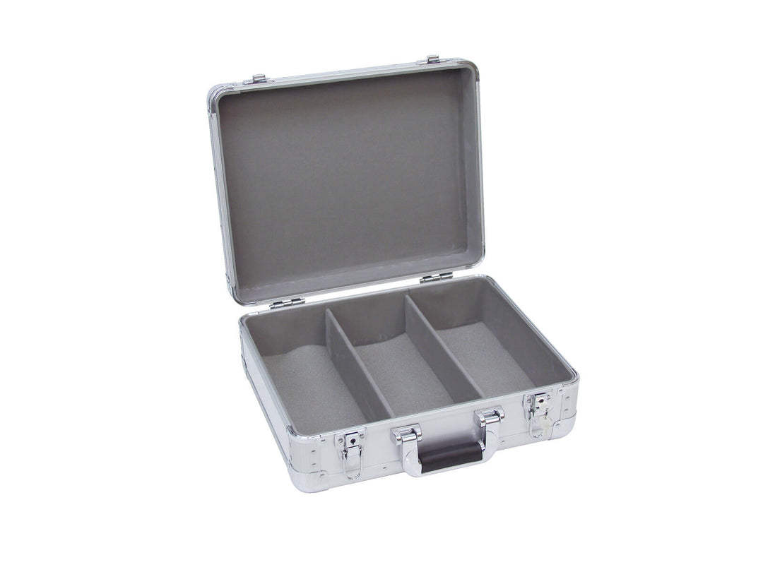ROADINGER CD-Koffer ALU digital booking rounded sil