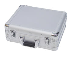ROADINGER CD-Koffer ALU digital booking rounded sil