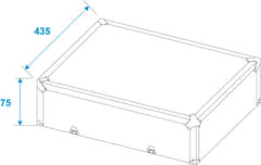 ROADINGER Plattenspieler-Case schwarz -S-