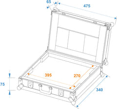 ROADINGER Laptopkoffer LC-17