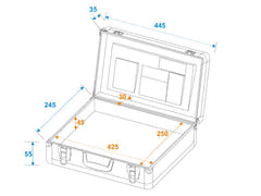 ROADINGER Laptop-Koffer MB-15