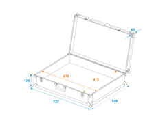 ROADINGER Universal-Case Pick 70x50x17cm