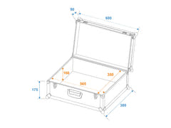ROADINGER Universal Case Tour Pro schwarz