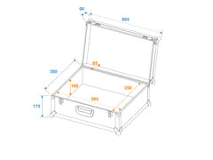 ROADINGER Universal Case Tour Lock Pro schwarz