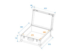 ROADINGER Universal Case FOAM, schwarz, GR-5 schwarz