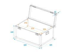 ROADINGER Universeller Transportkoffer 60x40x30cm