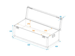 ROADINGER Universelles Transportcase 80x40x30cm