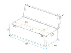 ROADINGER Universal-Transportkoffer 100x40x30cm