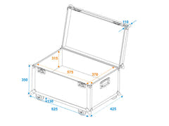 ROADINGER Universeller Transportkoffer 60x40cm mit Rädern