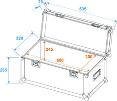 Eurolite Flightcase Pro (60 x 30 x 30cm)