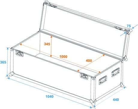 Eurolite Flightcase Pro (100 x 40 x 40cm)