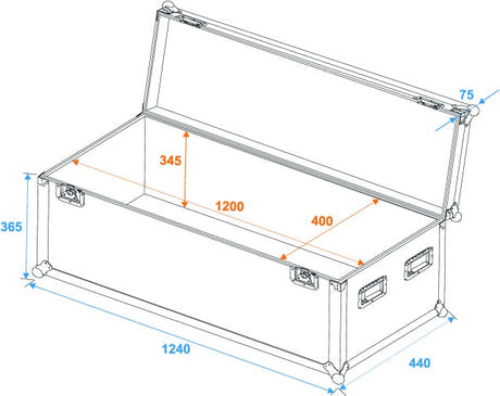 Eurolite Flightcase Pro (120 x 40 x 40cm)
