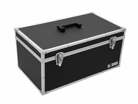 Roadinger Flightcase m. Schaumstoffunterteilung (53,8 x 29 x 28cm)