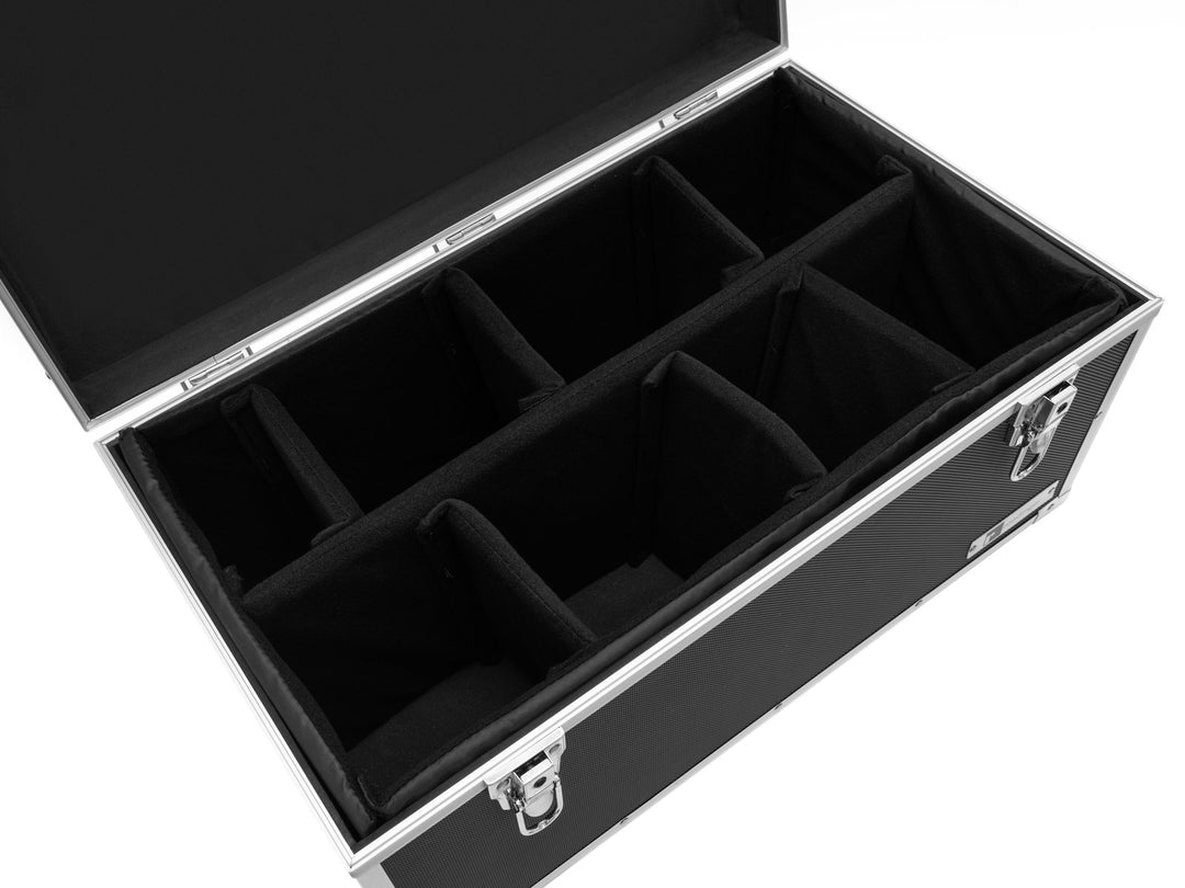 Roadinger Flightcase m. Schaumstoffunterteilung (53,8 x 29 x 28cm)