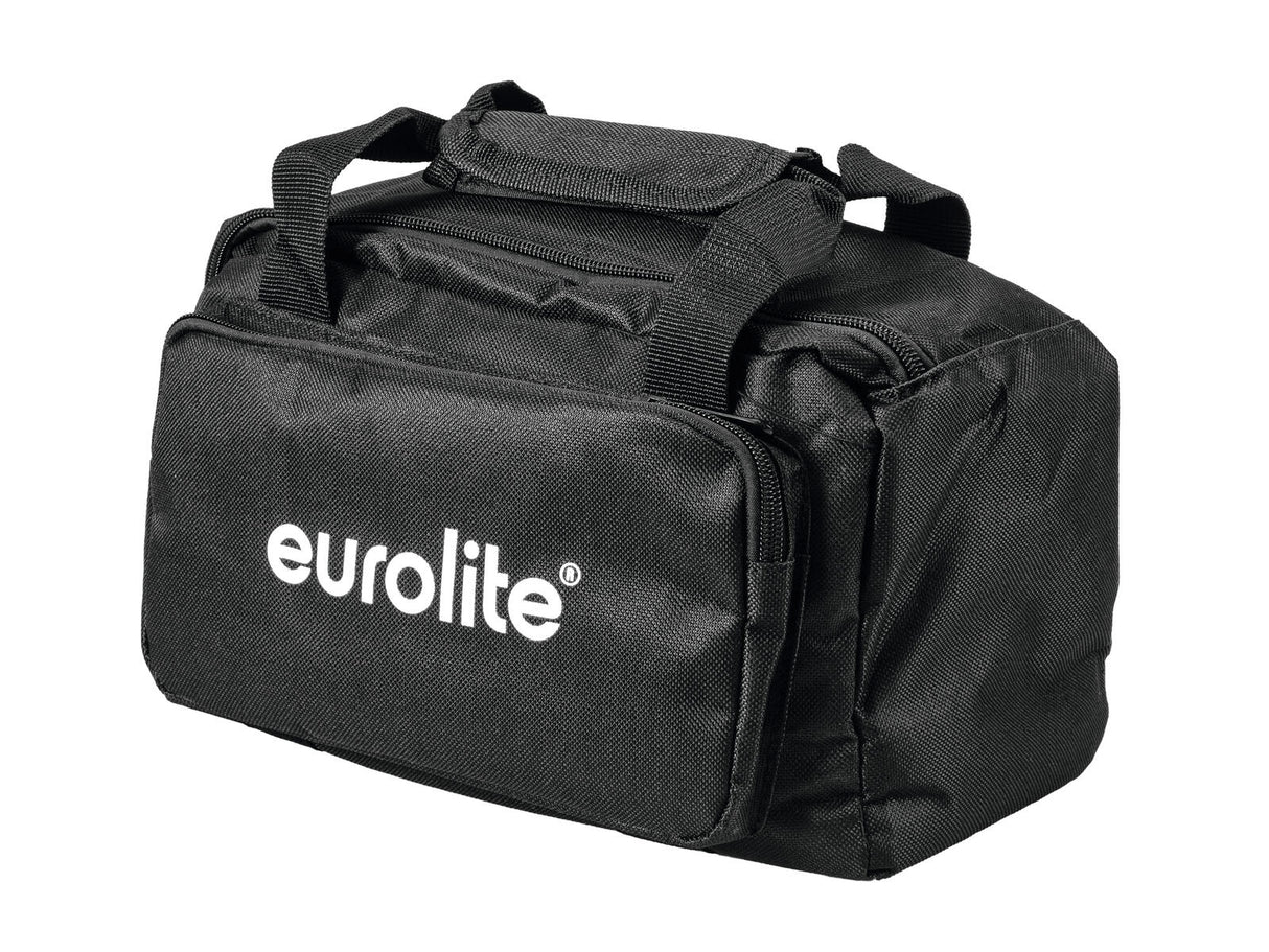 EUROLITE Set 4x AKKU IP Flat Light 3 bk + Charger + Soft Bag