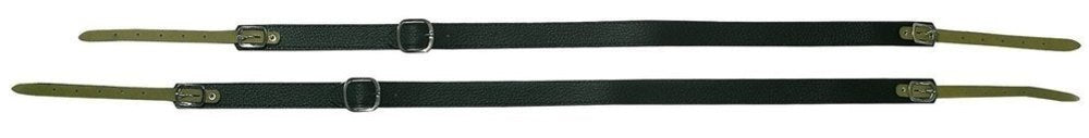 GEWA Akkordeonriemen 27 mm, schwarz mit weißem Futter, 72 Bässe und diatonisch