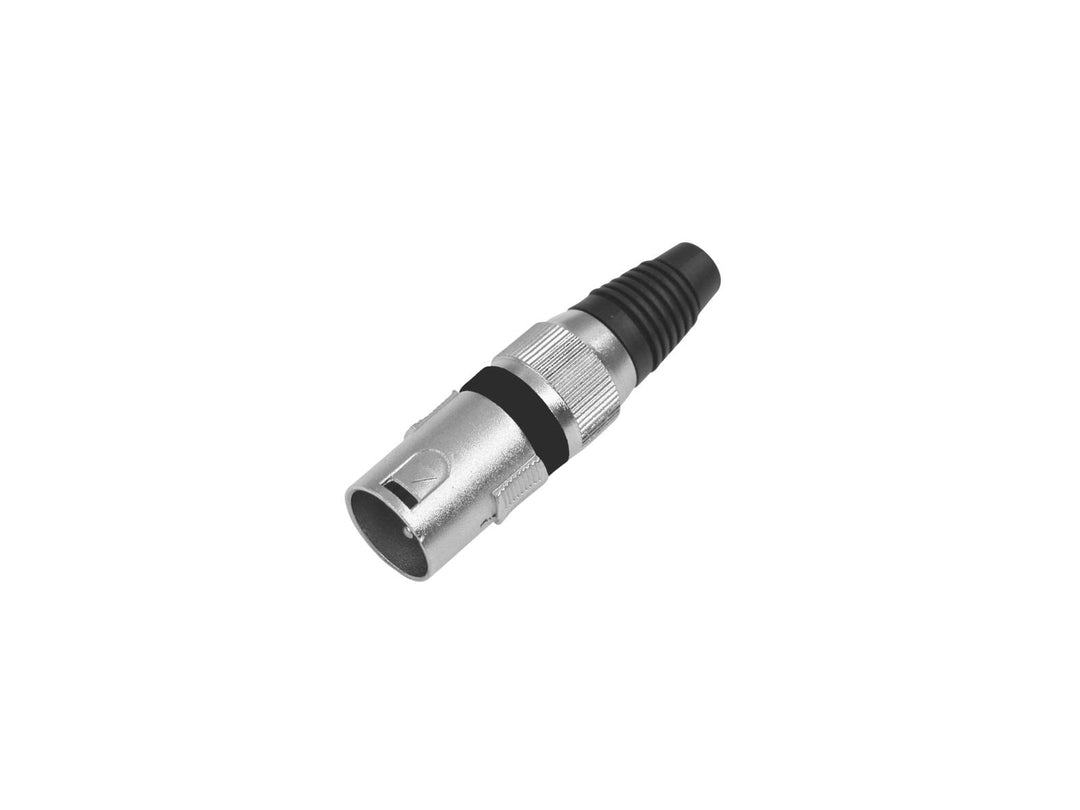OMNITRONIC XLR-Stecker 3-polig bk 10x
