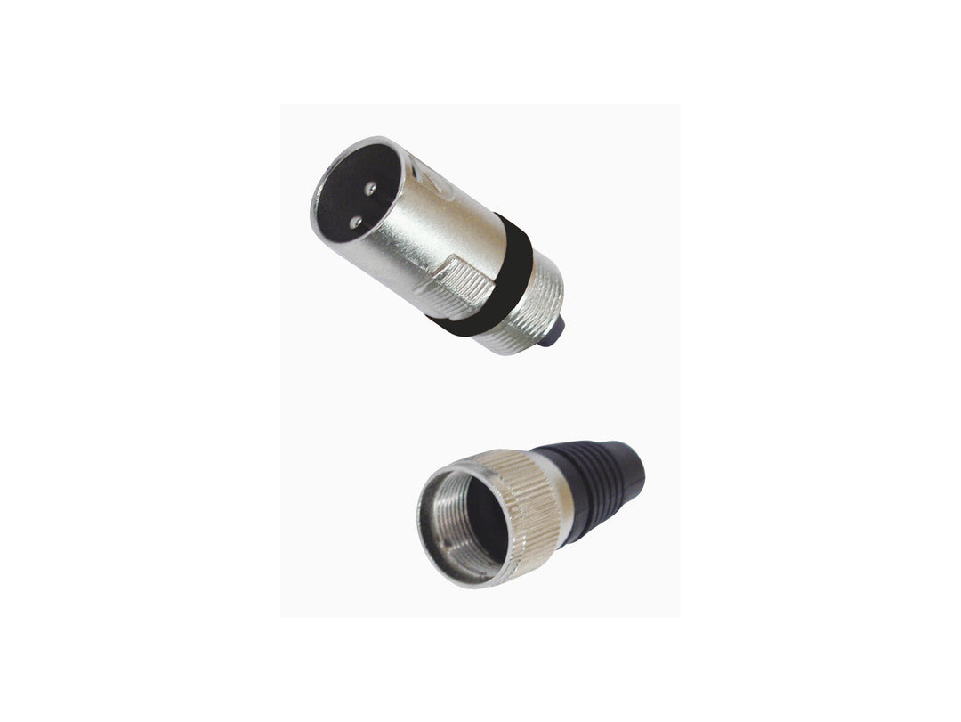 OMNITRONIC XLR-Stecker 3-polig bk 10x
