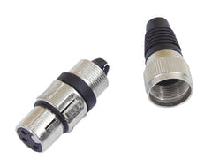 OMNITRONIC XLR-Buchse 3-polig bk 10x