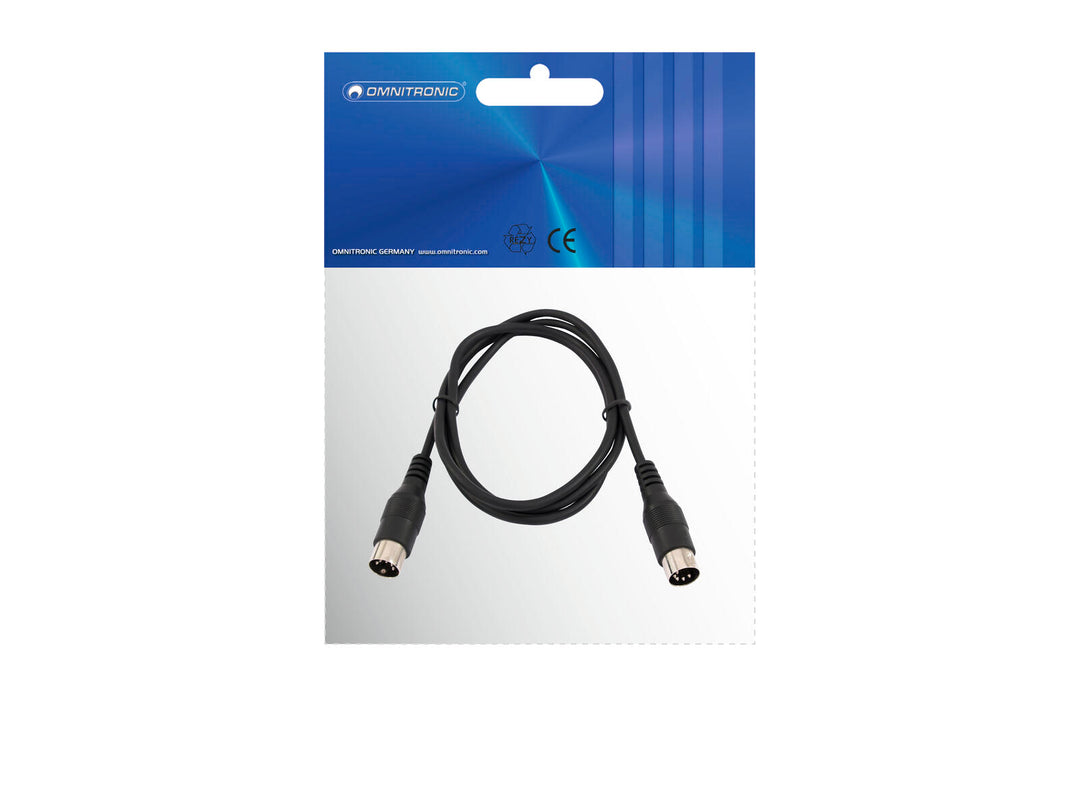 OMNITRONIC DIN Kabel 5-polig MIDI 3m