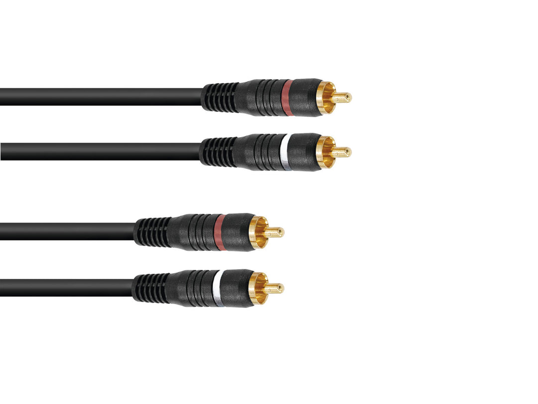 OMNITRONIC RCA-Kabel 2x2 3m