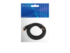 OMNITRONIC RCA Kabel 2x2 Masse 1.5m