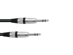 OMNITRONIC Klinkenkabel 6.3 Stereo 1m bk ROAD