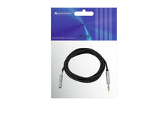 OMNITRONIC Jack-Verlängerung 6.3 Stereo 3m bk