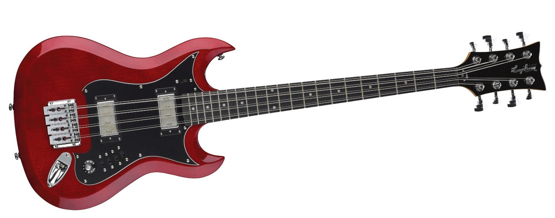 Hagstrom H8II 8-saitiger Bass Wild Cherry Transparent