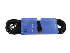 OMNITRONIC Adapterkabel 3.5-Klinke/2xRCA 6m bk