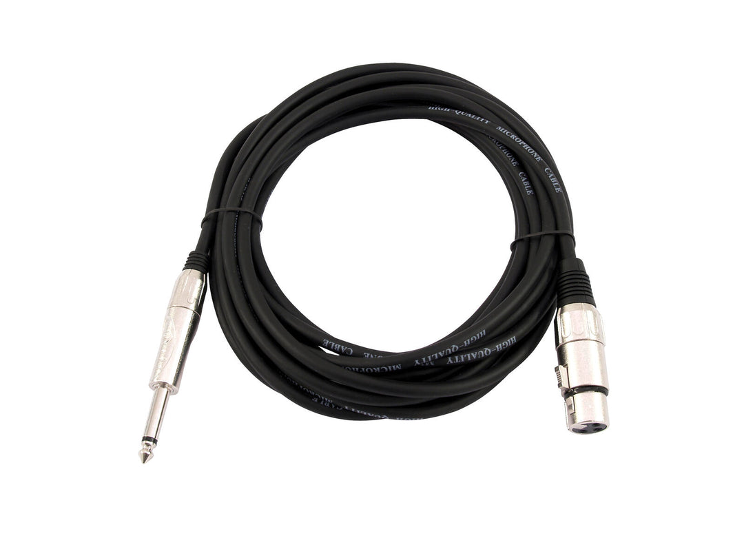 OMNITRONIC Adapterkabel XLR(F)/Jack mono 2m bk